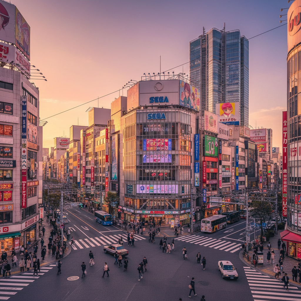 Akihabara in Japan - buitenaanzicht