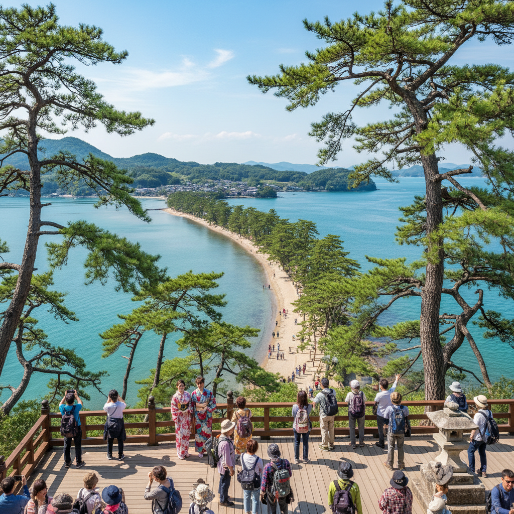 Amanohashidate - sfeerbeeld en omgeving