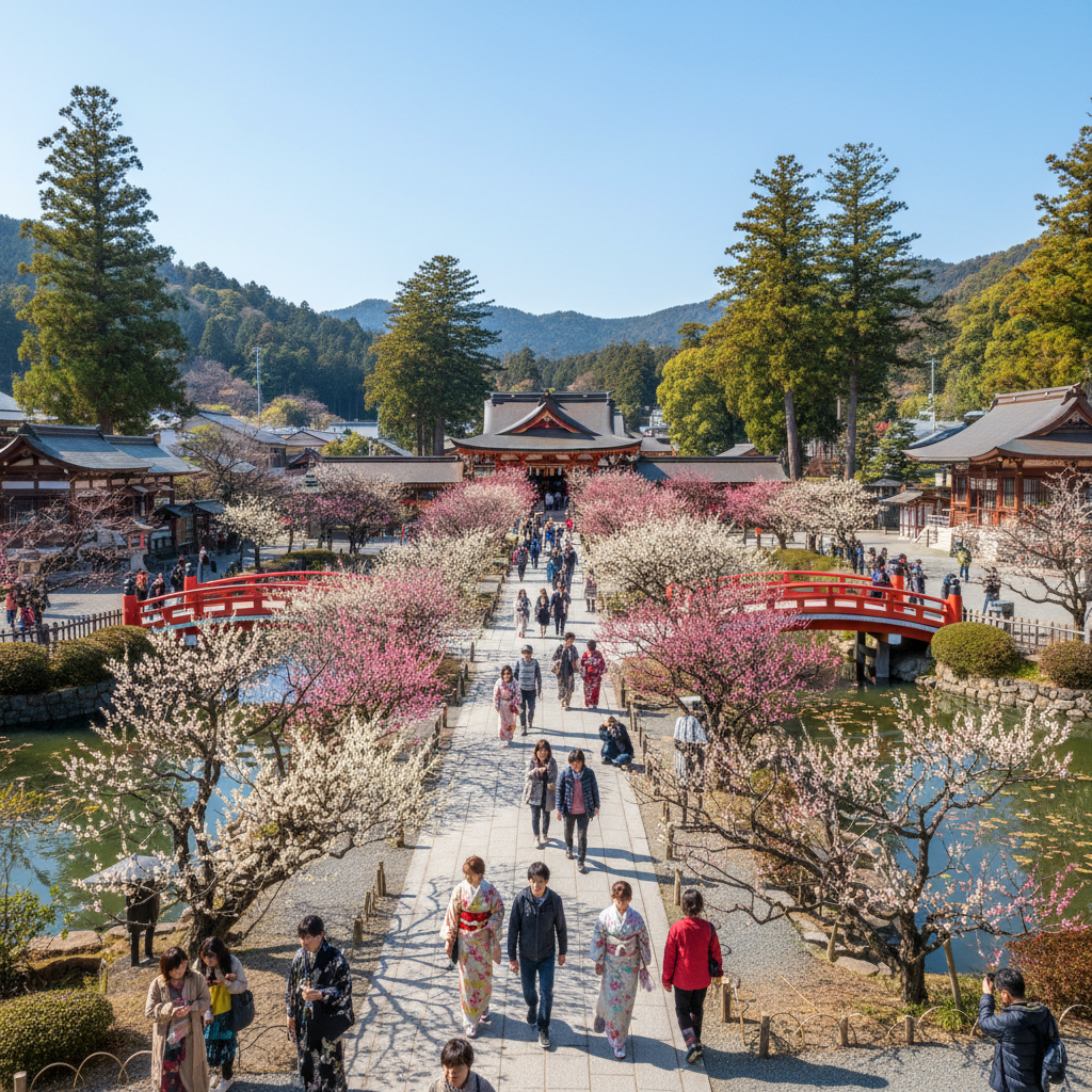 Dazaifu Tenmangu - sfeerbeeld en omgeving