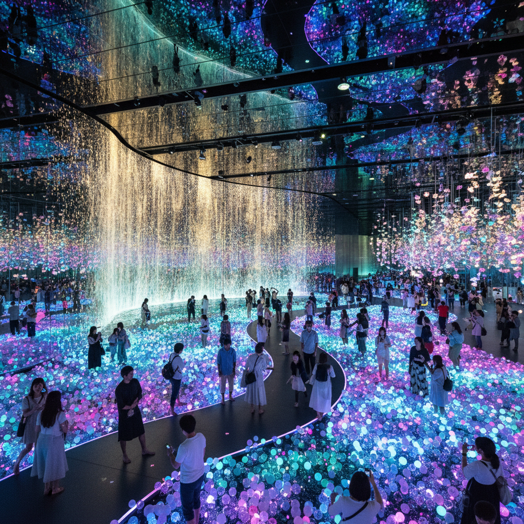 teamLab Planets - sfeerbeeld en omgeving