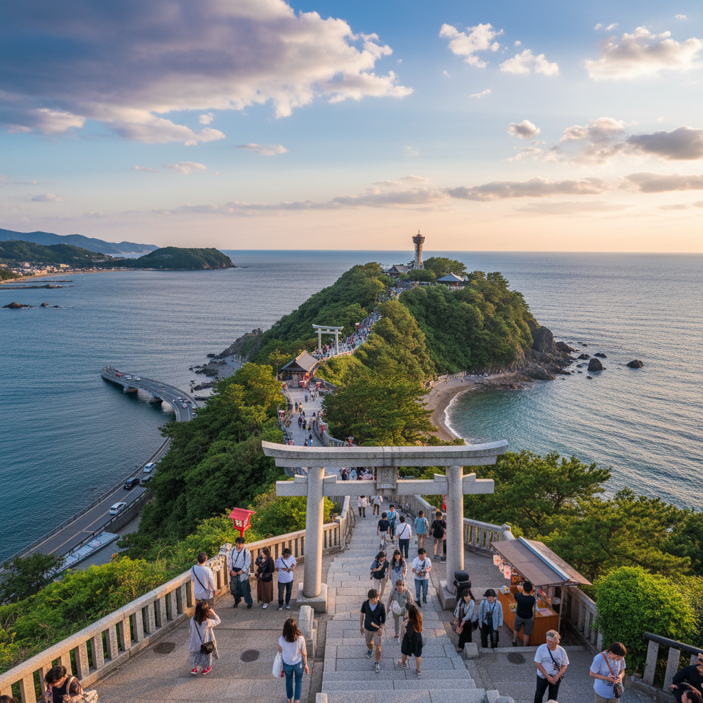 Enoshima - sfeerbeeld en omgeving