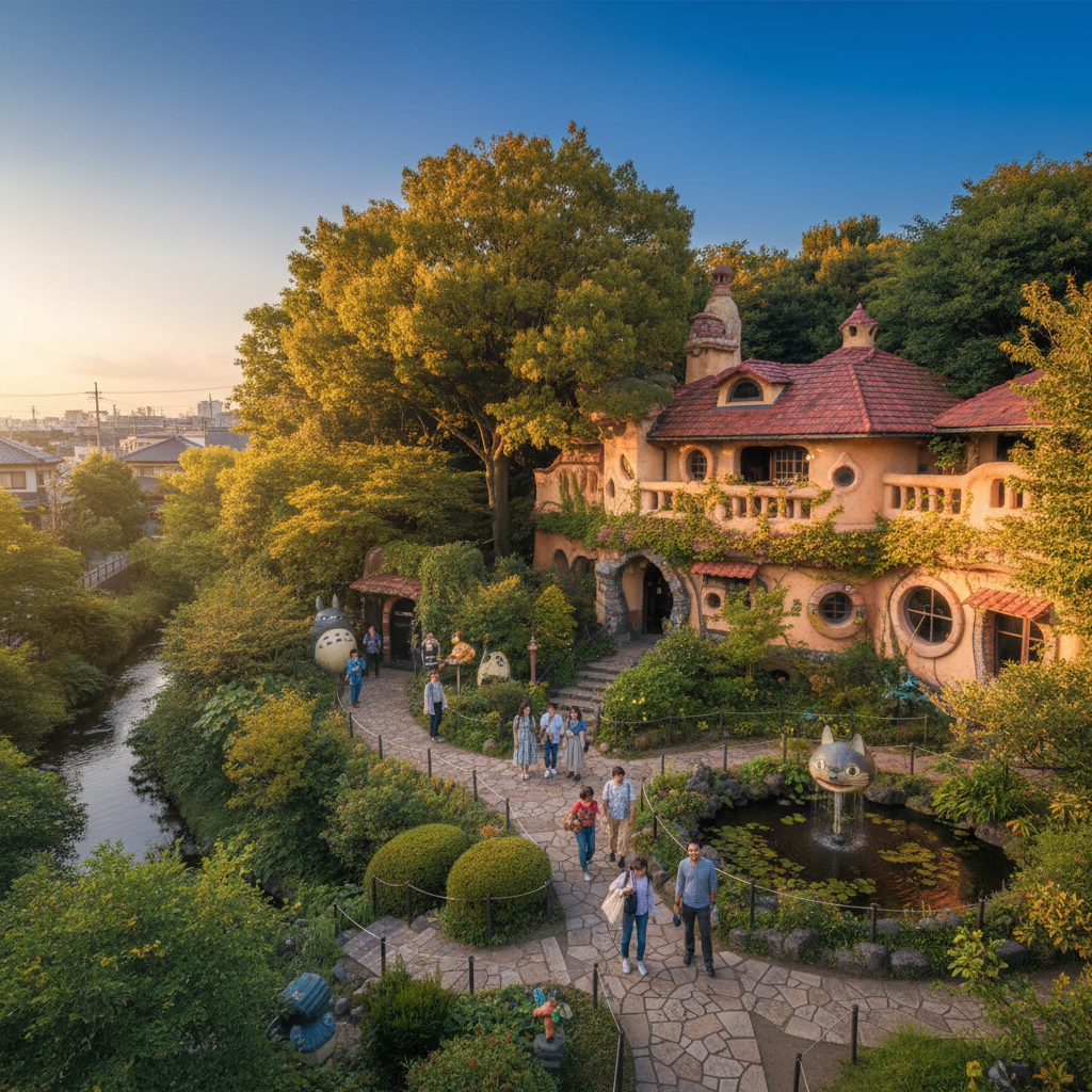 Ghibli Museum - sfeerbeeld en omgeving