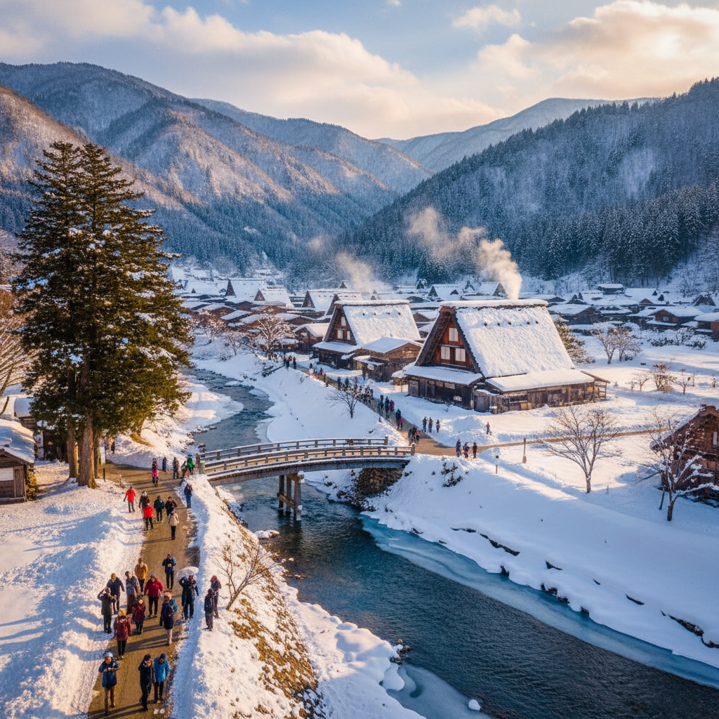 Gokayama - sfeerbeeld en omgeving