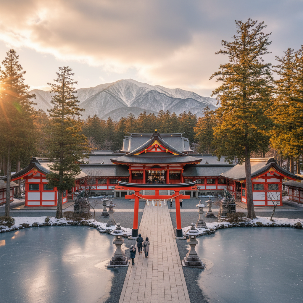 Hokkaido Schrijn in Japan - buitenaanzicht