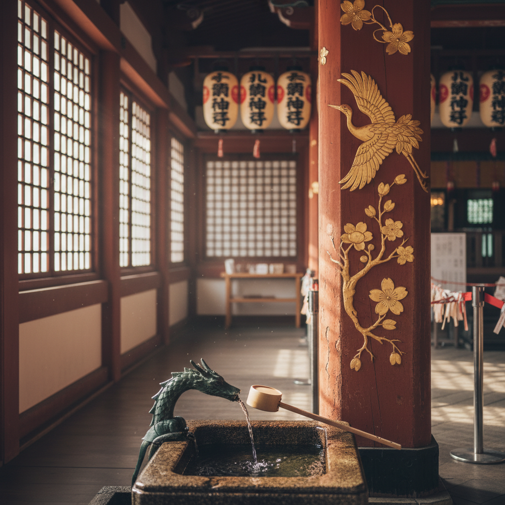 Kiyomizu-dera - details en interieur