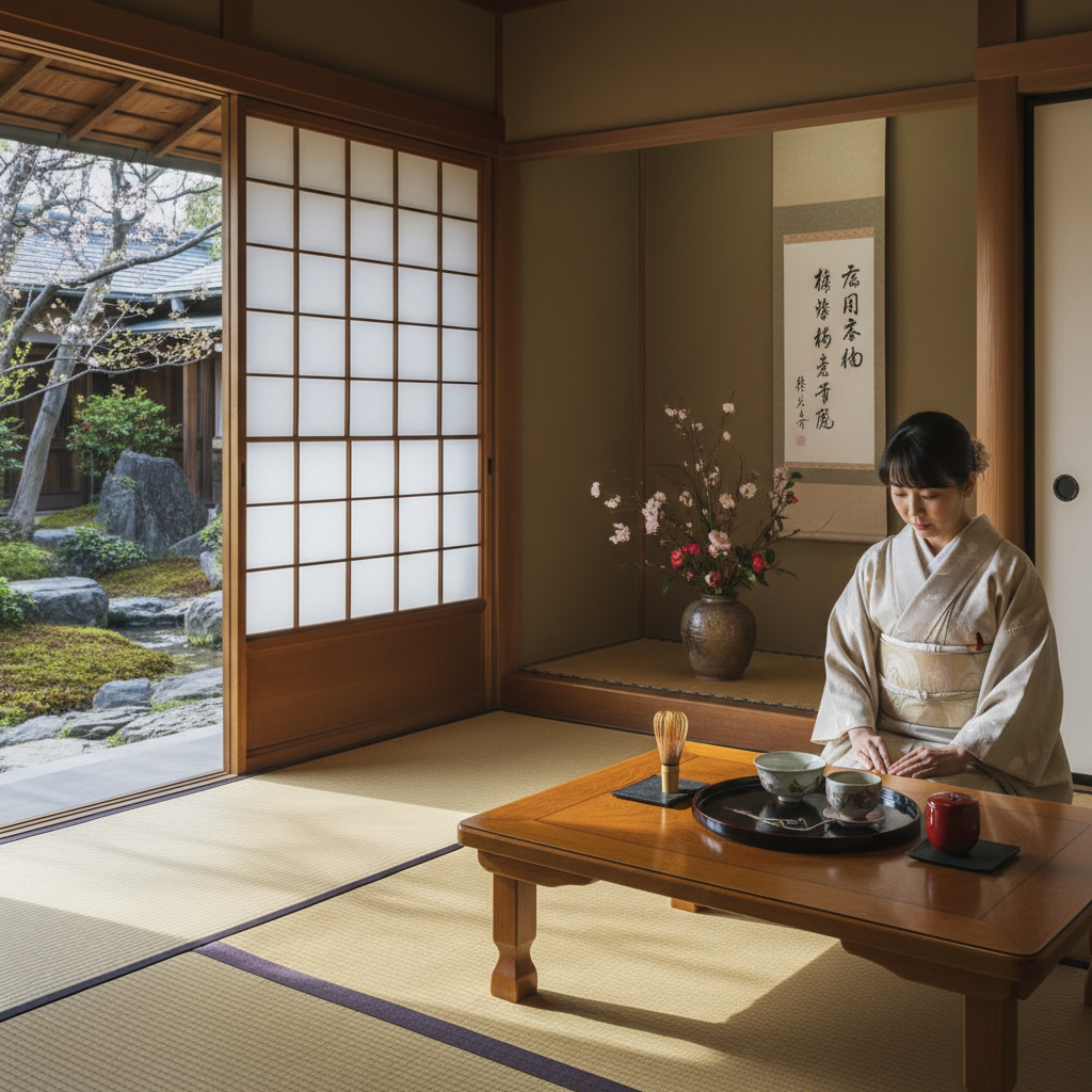 Kobe Nunobiki Kruidtuin - details en interieur