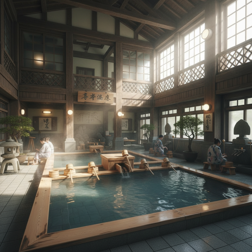 Kusatsu Onsen - details en interieur