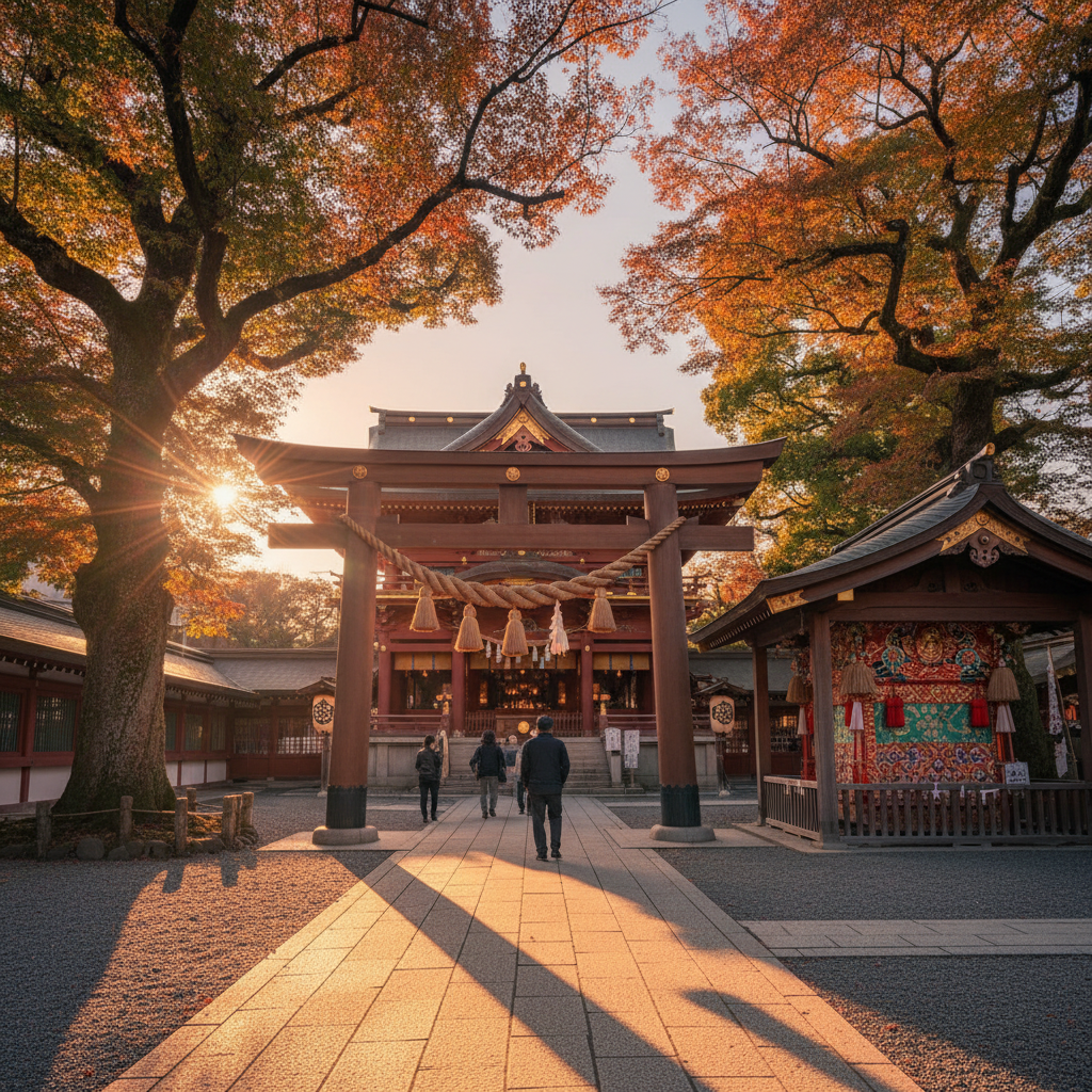 Kushida Schrijn in Japan - buitenaanzicht