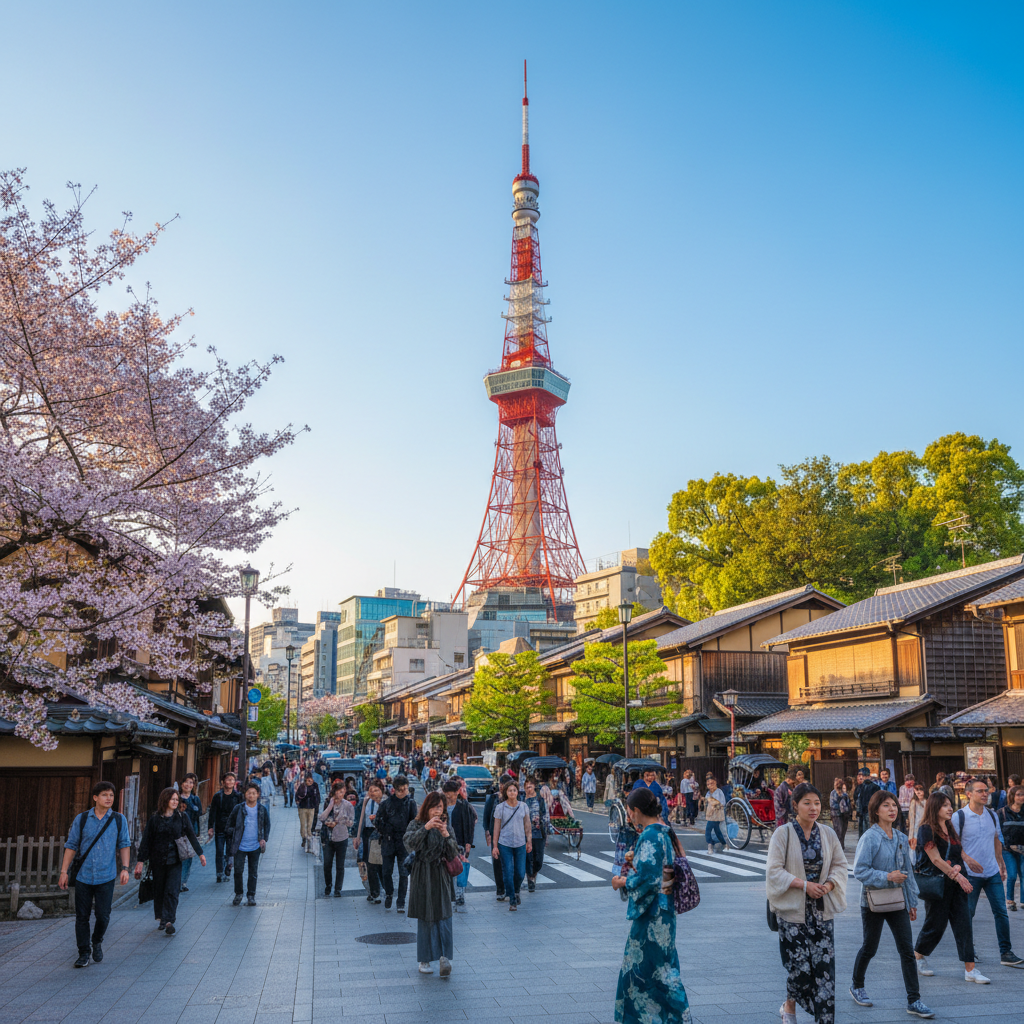Kyoto Tower - sfeerbeeld en omgeving