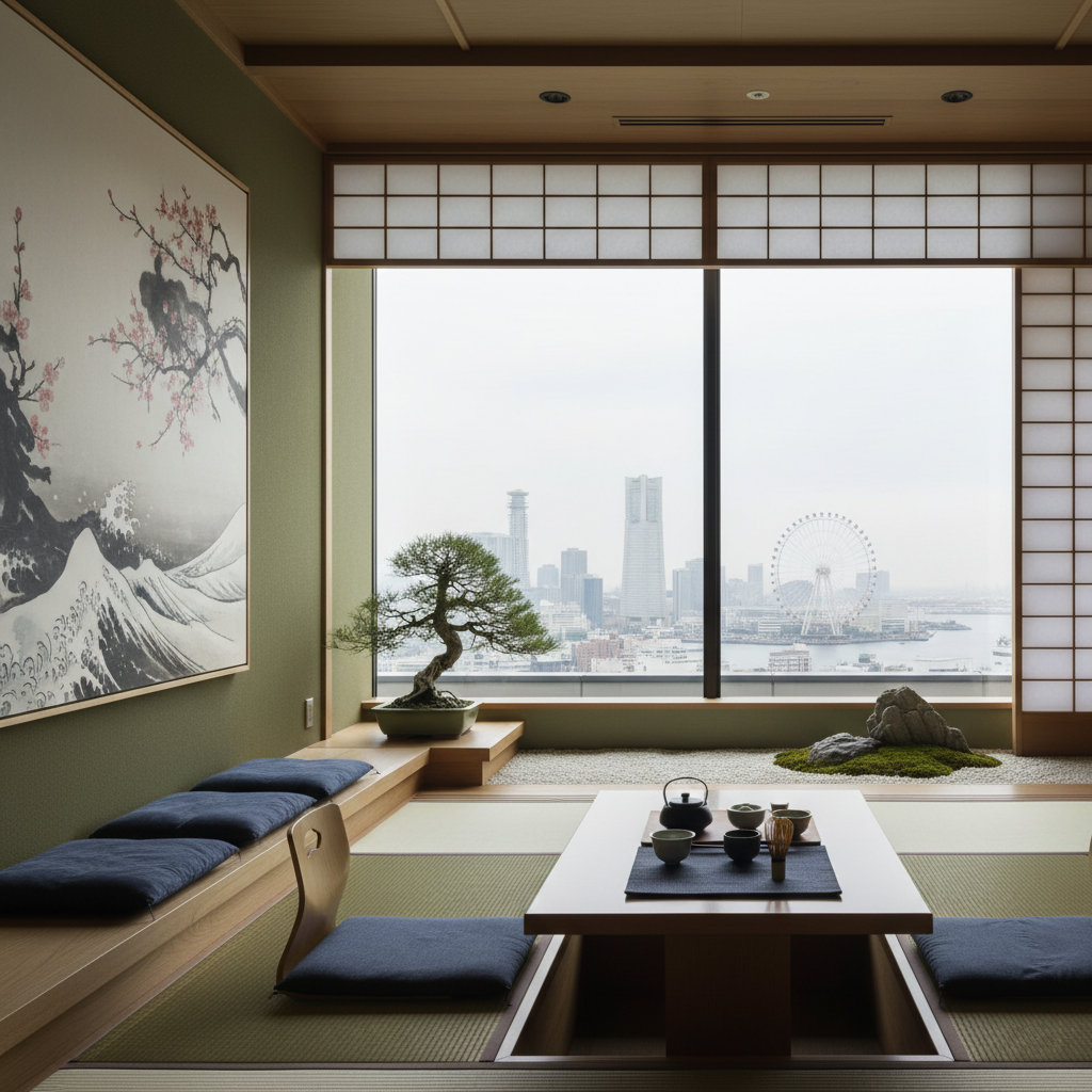Minato Mirai - details en interieur