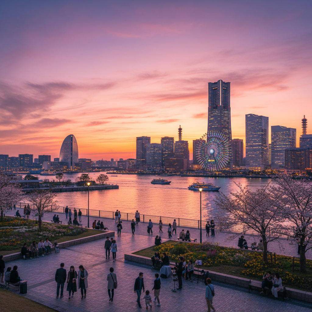 Minato Mirai - sfeerbeeld en omgeving