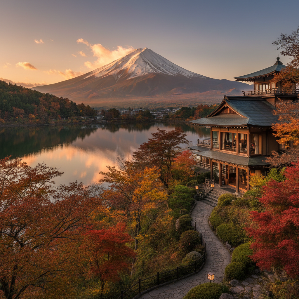 Mount Fuji in Japan - buitenaanzicht