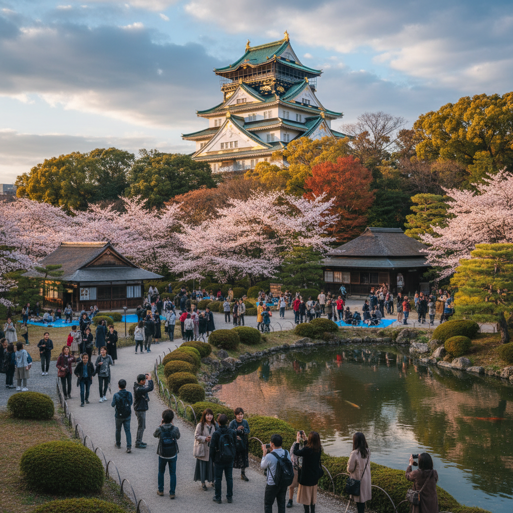 Nagoya Kasteel - sfeerbeeld en omgeving