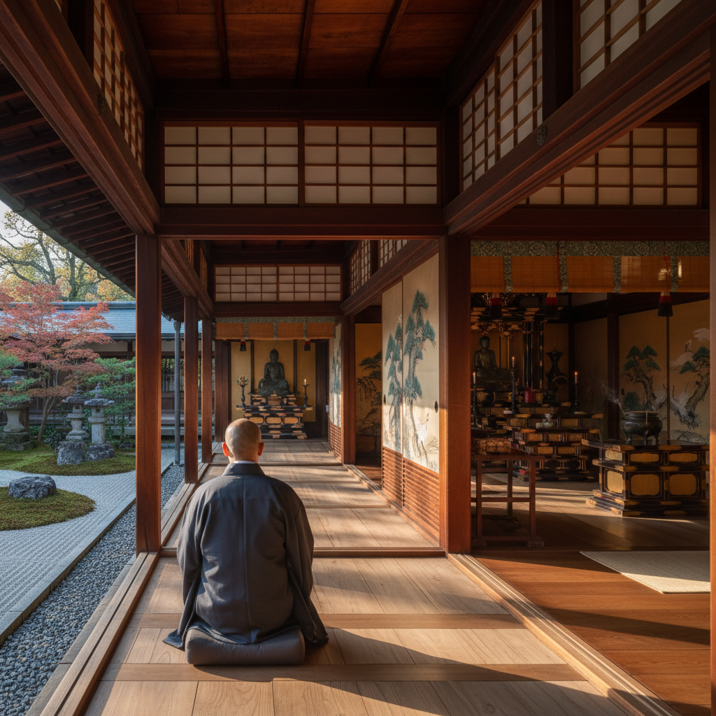 Nanzen-ji Tempel - details en interieur