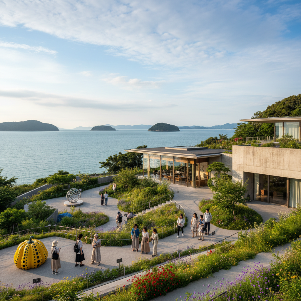 Naoshima Benesse House - sfeerbeeld en omgeving