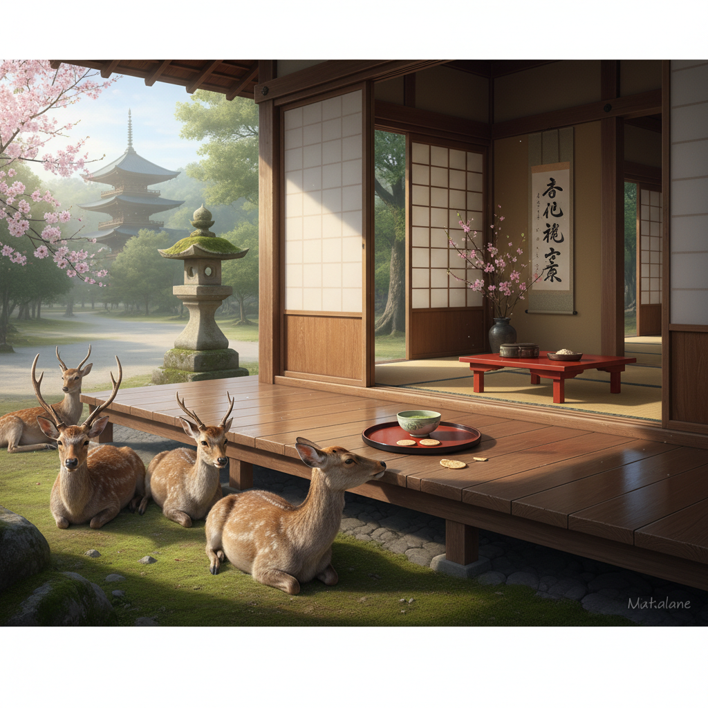 Nara Park - details en interieur