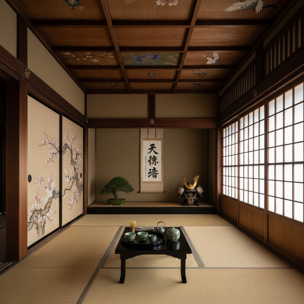Osaka Castle - details en interieur