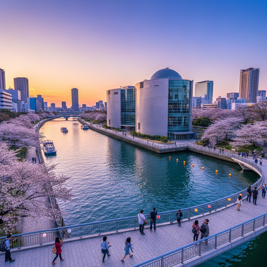 Osaka Science Museum - sfeerbeeld en omgeving