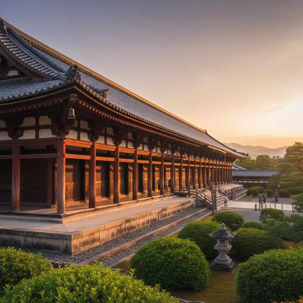Sanjusangendo in Japan - buitenaanzicht