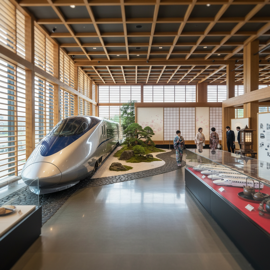 SCMAGLEV Railway Park - details en interieur
