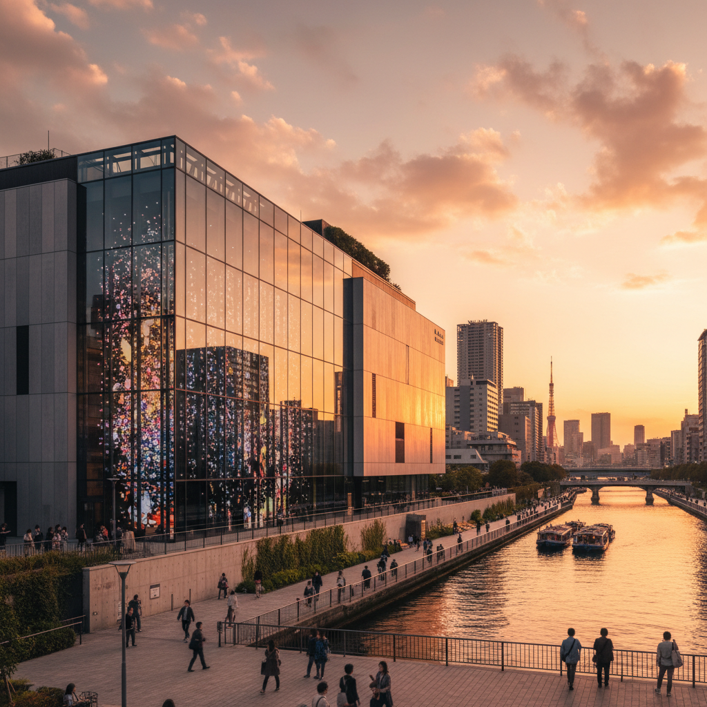 teamLab Borderless in Japan - buitenaanzicht