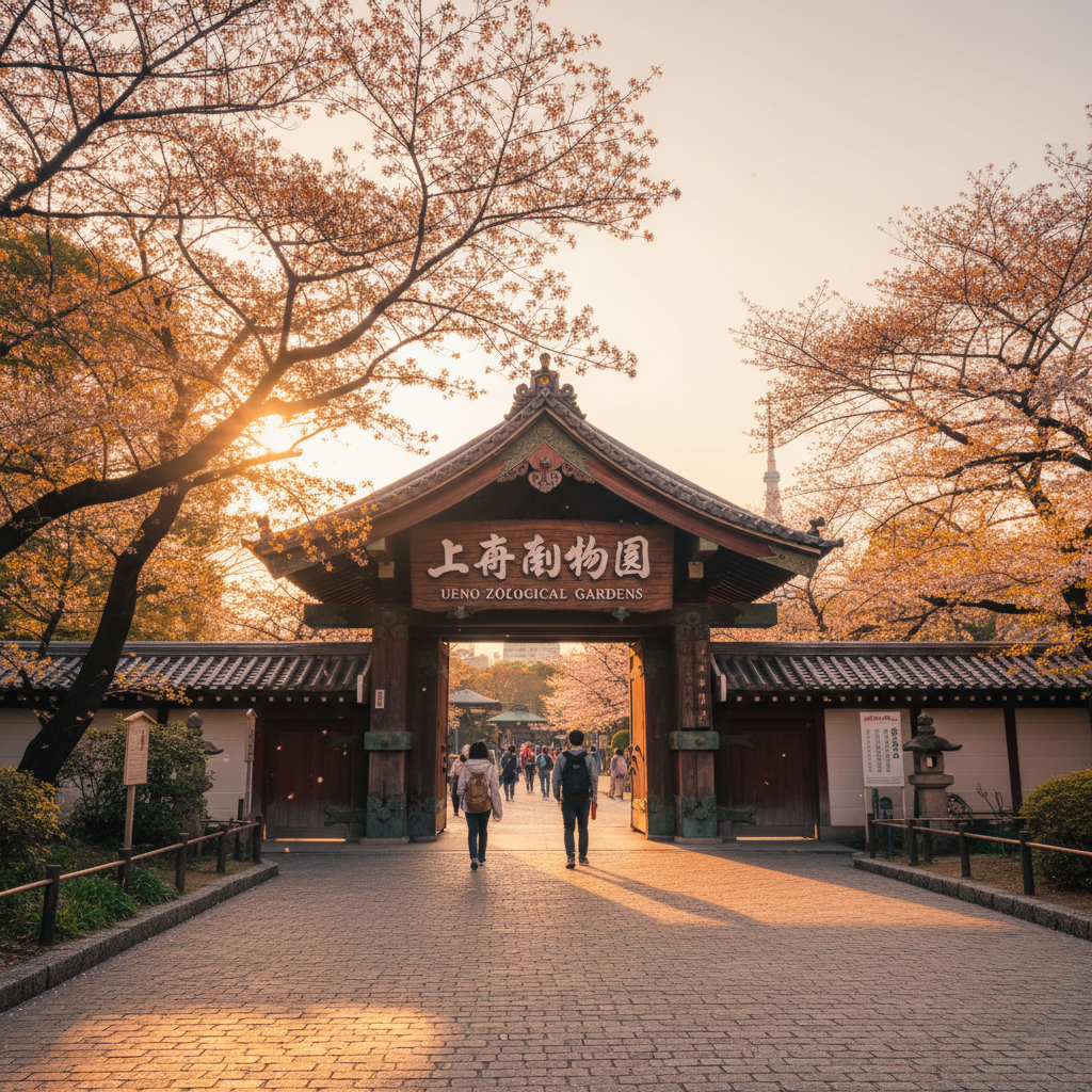 Ueno Dierentuin in Japan - buitenaanzicht